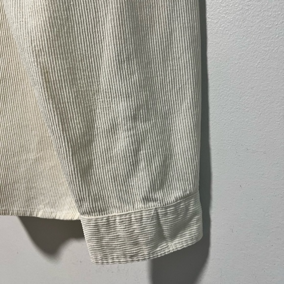 Frank And Oak Men’s Corduroy Overshirt Jacket- L - Cream Casual Utility Style - Picture 4 of 16